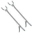 thumbnail image 1 of Uxcell 2 Pcs Stainless Steel Grabber Tool Extender Claw Garbage Picker Stainless Steel Gray 35", 1 of 4