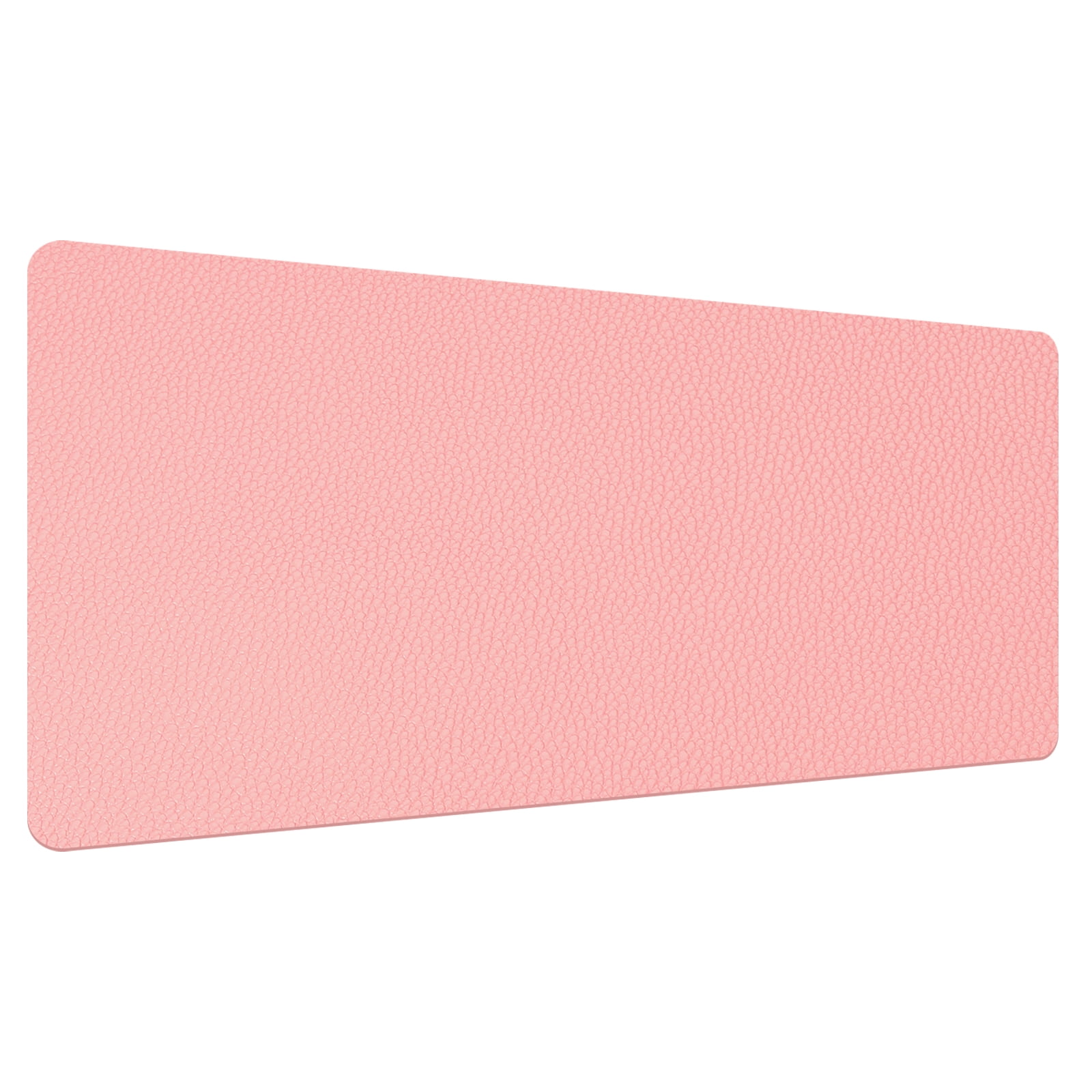 Unique Bargains 35"x18" Protector PU Leather Dual Side Waterproof Mouse Pad Writing Mat Pink