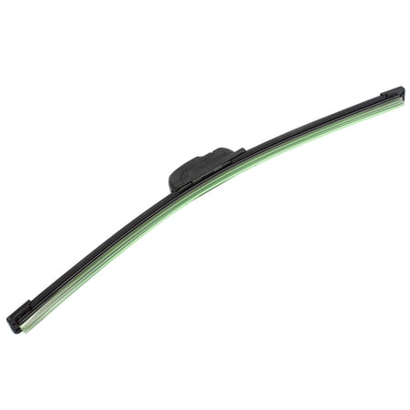 Unique Bargains 35cm Length Windscreen Spare Bracketless Wiper Green Black for Auto Car