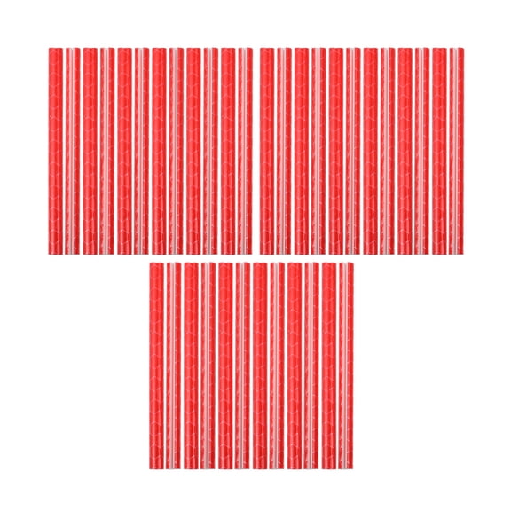 Unique Bargains 36 Pcs Bicycle Reflector Reflective Version Durable ABS Night Visibility Cycling for Bike, Mountain Bike, Wheels, Wheelchair Red