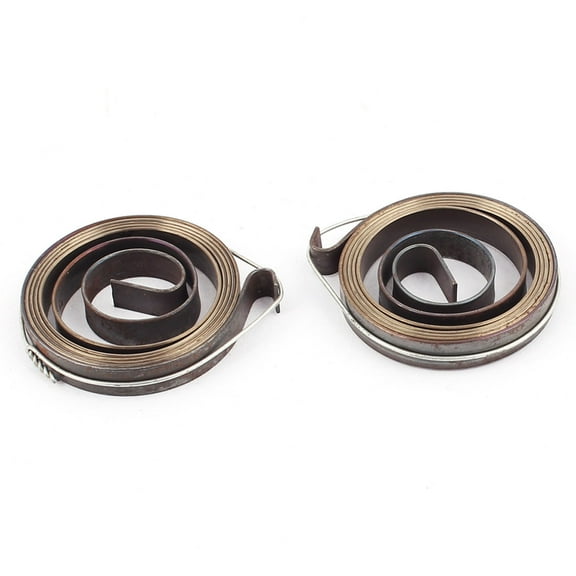 Unique Bargains 36 x 6mm Drill Press Quill Feed Return Coil Spring Assembly Bronze Tone 2 Pcs