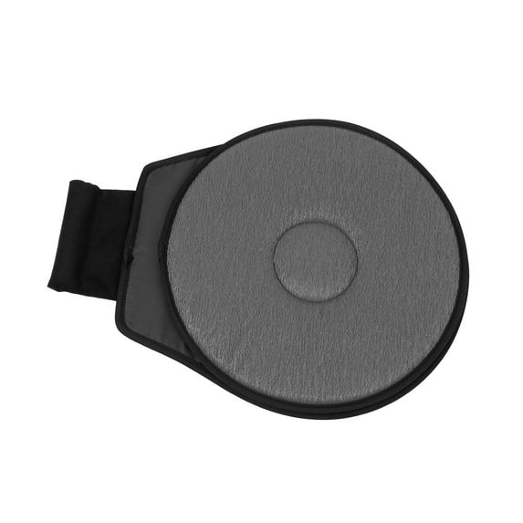 Unique Bargains 360 Rotating Cushion Auto Car Swivel Seat Cushion Transfer Disc Gray