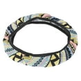 thumbnail image 1 of Unique Bargains 37-38cm 15 Inch Universal Car Steering Wheel Cover Replacement with Multicolor Printing Wave Pattern, 1 of 6
