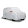 thumbnail image 1 of Unique Bargains 370x175x160cm 12.1x5.7x5.2ft Universal Car Cover Outdoor Dustproof Waterproof Car Protect Silver Tone, 1 of 7