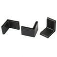 thumbnail image 1 of Unique Bargains 38mmx38mm Rubber L Shape Design Furniture Angle Covers Foot Leg Pads Black 4pcs, 1 of 1