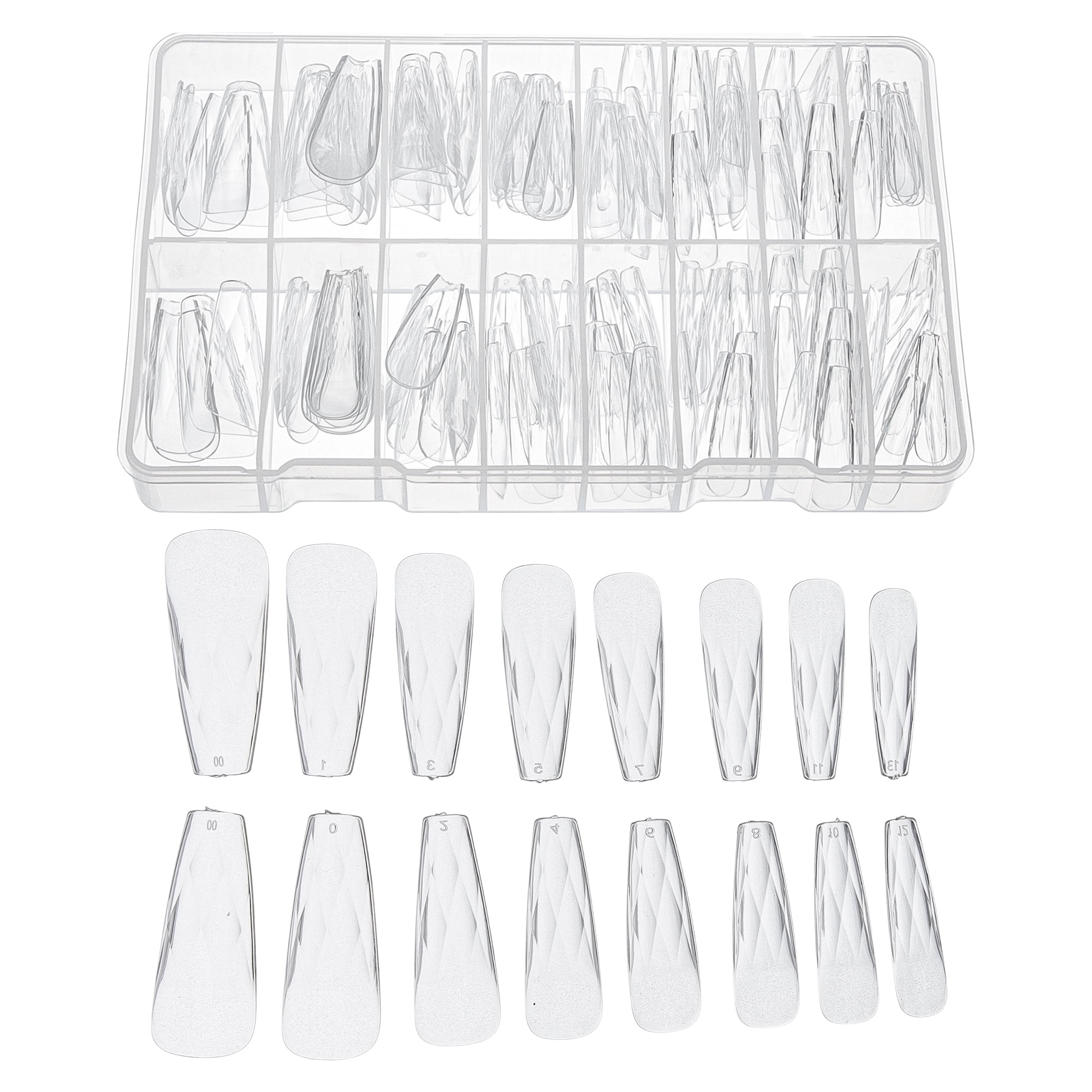 Unique Bargains 3D Argyle Fake Nails 150 Pcs [Argyle YS-468]