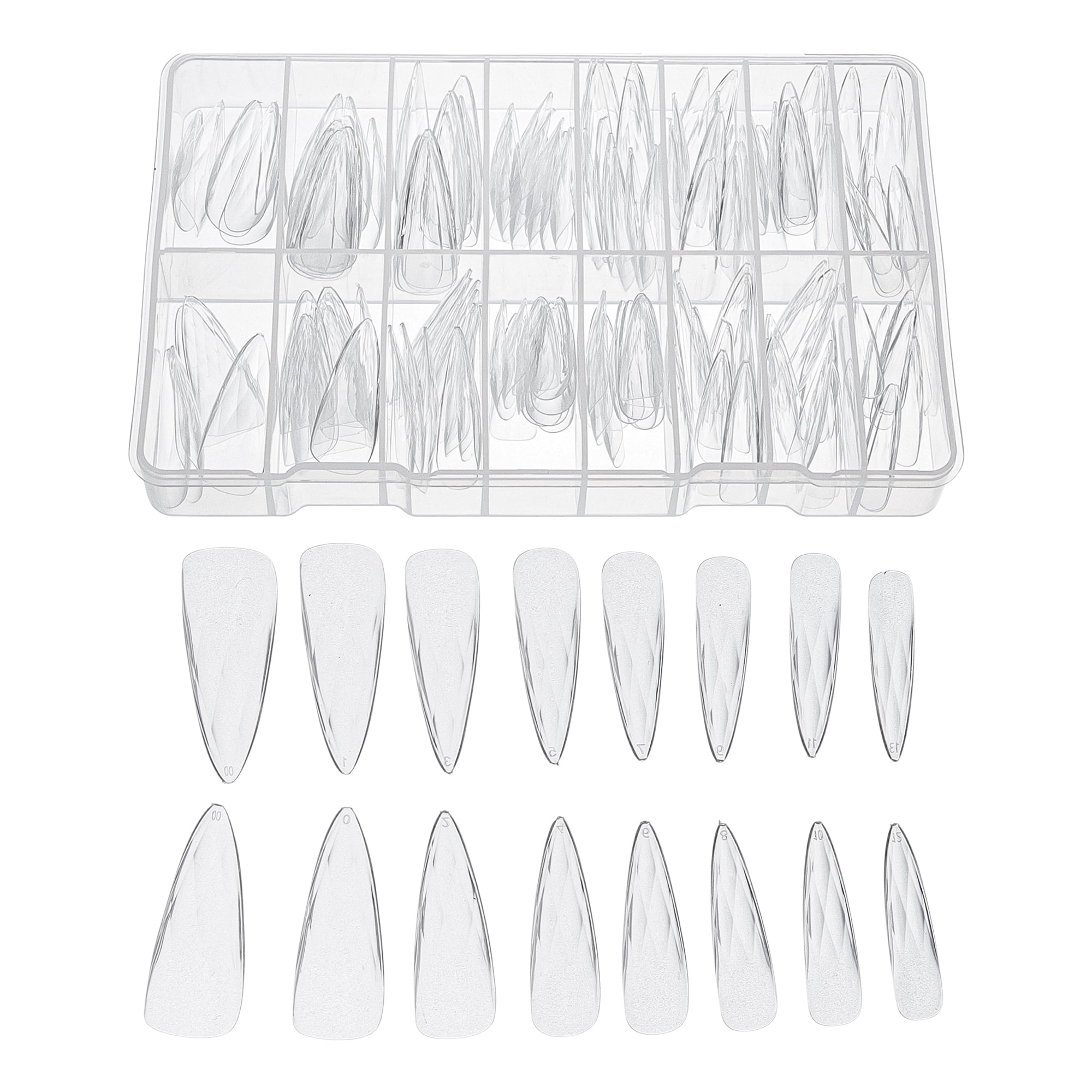 Unique Bargains 3D Argyle Fake Nails 150 Pcs [Argyle YS-470]
