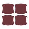 thumbnail image 1 of Unique Bargains 3D Car Door Handle Scratch Protector, 90x100mm Car Door Handle Protective Film Wine Red, 4 Pcs, 1 of 6
