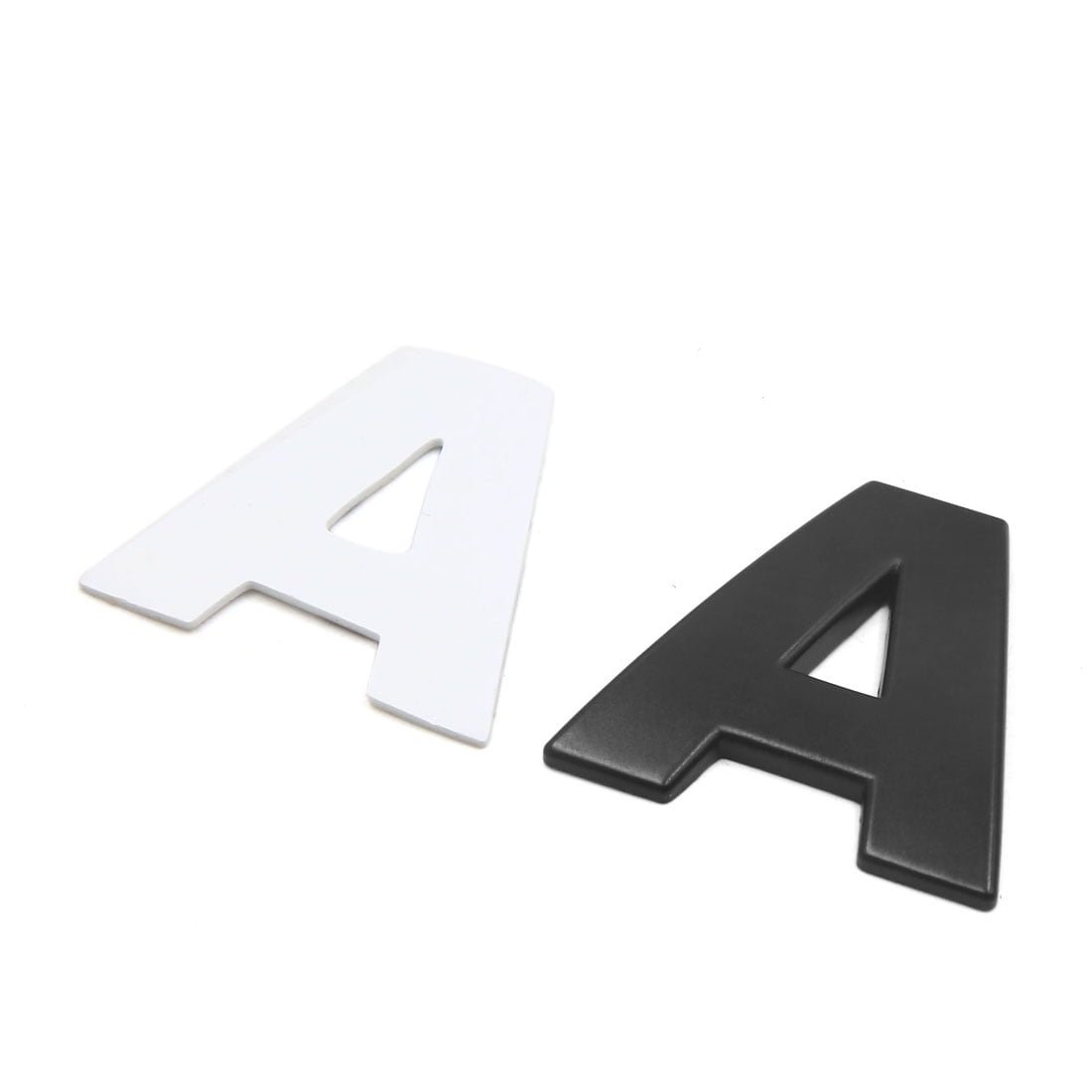 Unique Bargains 3D Metal A Letter Shaped Alphabet Sticker Car Auto