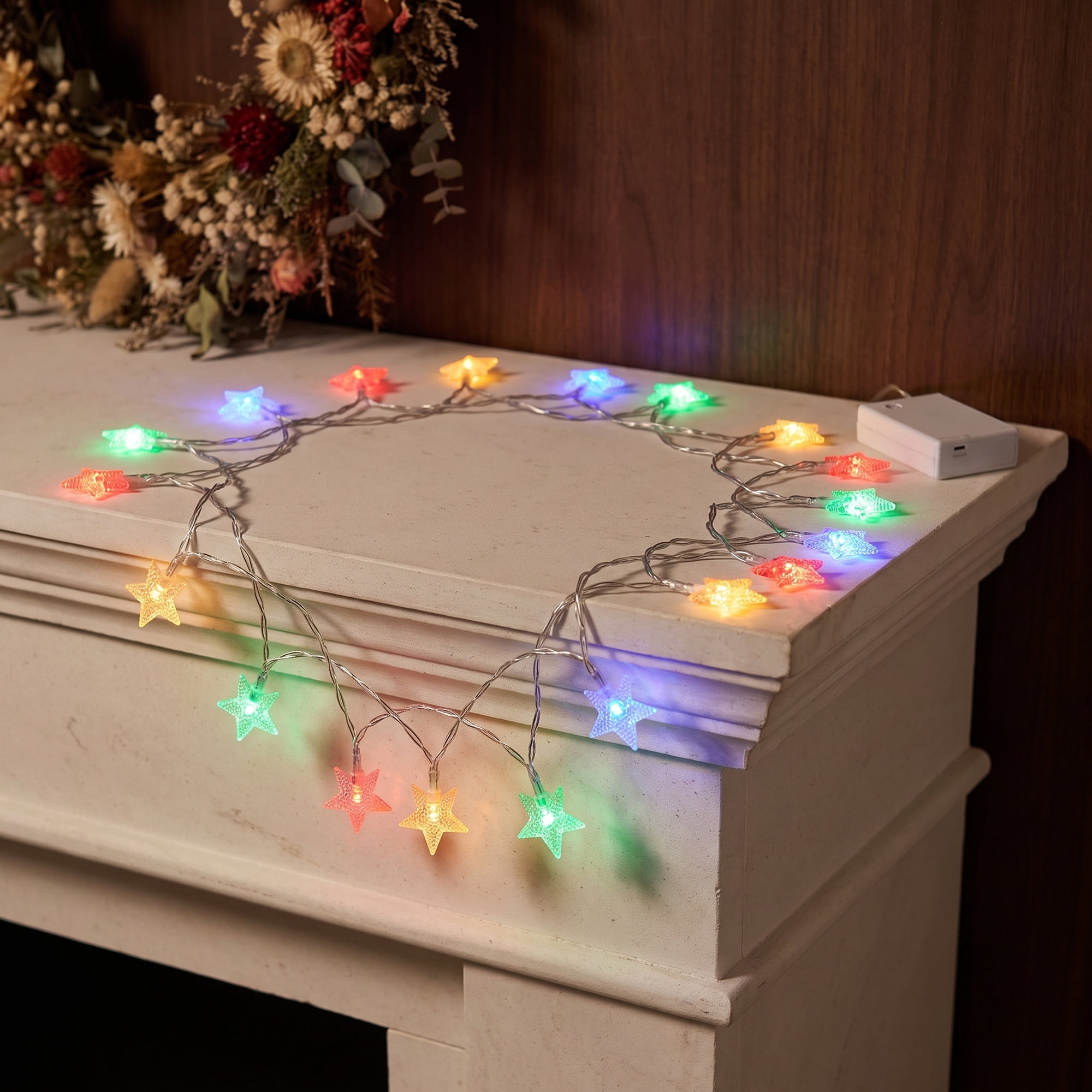 Unique Bargains 3D Star Lights with Flexible Design 9.8 ft Colorful USB Powered