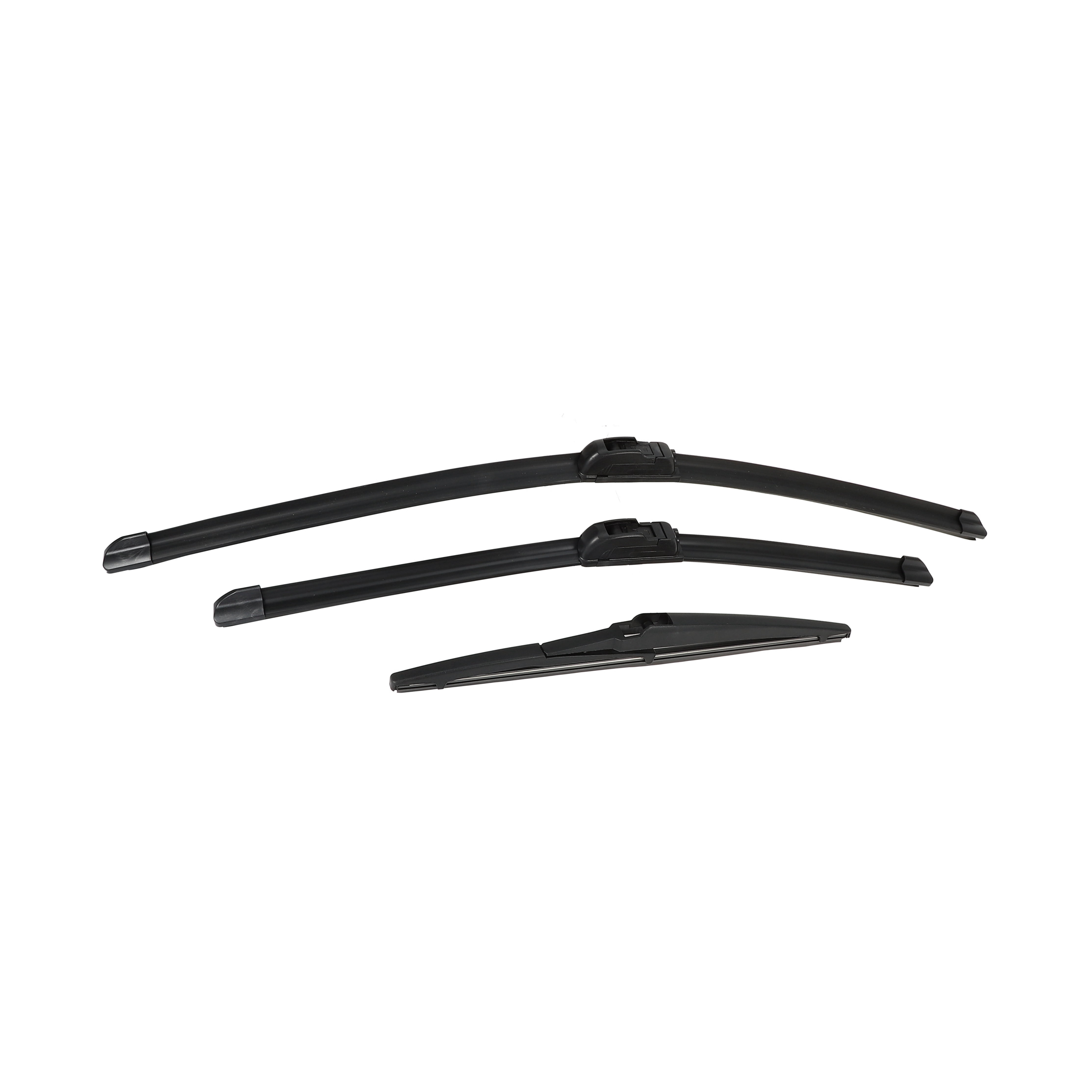 Unique Bargains 3Pcs 26" 20" 12" Front Rear Windshield Wiper Blade for Highlander