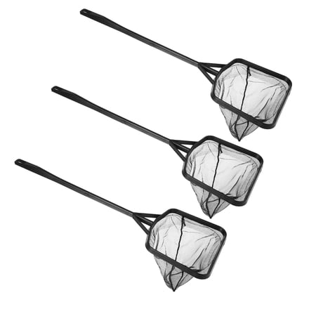 Unique Bargains 3Pcs Aquarium Fish Net Aquarium Fish Tank Accessories Small Fish Fine Net 42.5x13.5cm