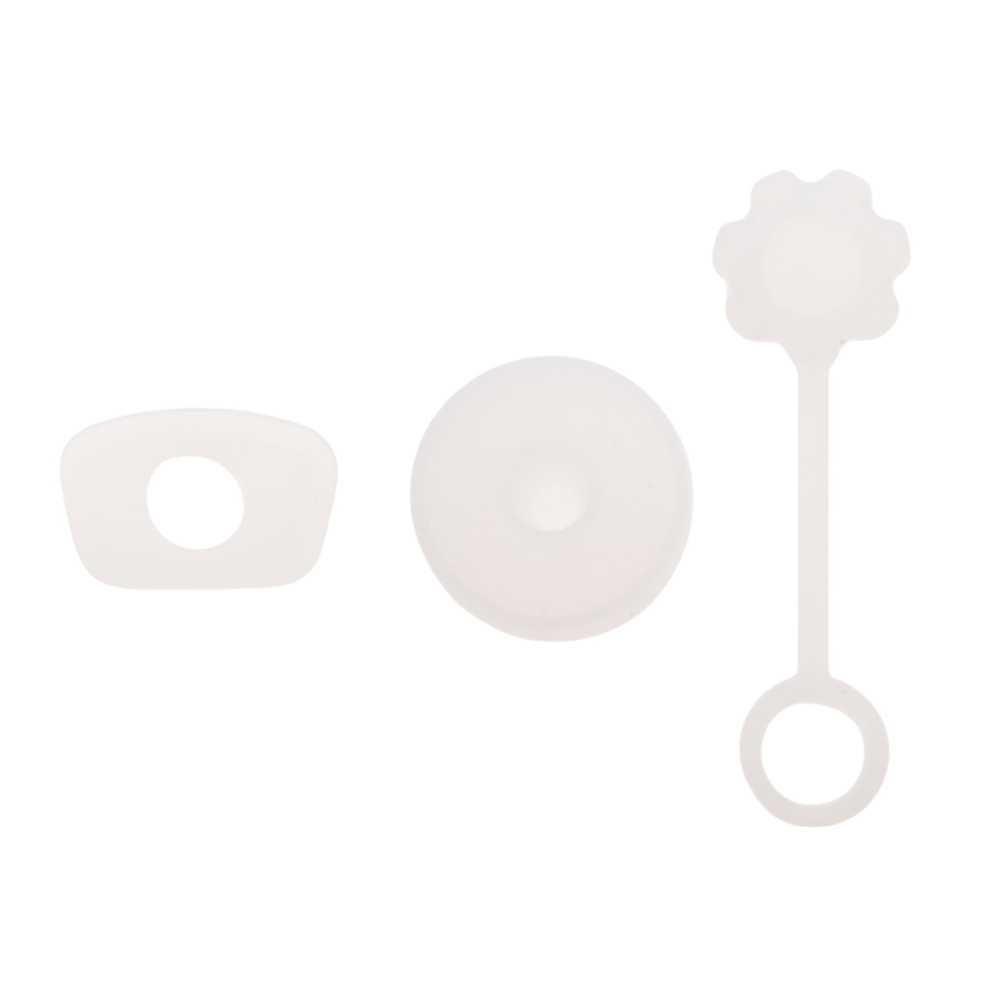 Unique Bargains 3Pcs Durable Anti-overflow Straw Cover Caps Clear