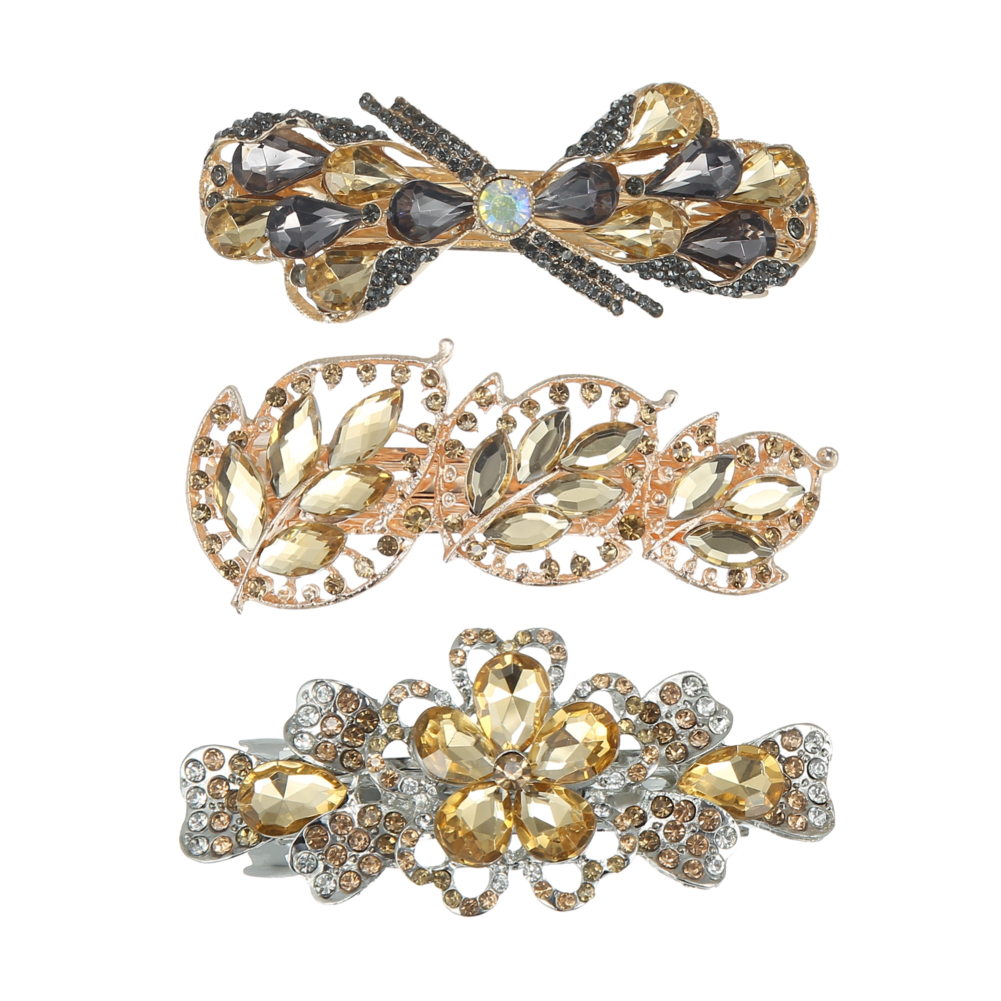 Barrettes in Hair Accessories | Gold - Walmart.com