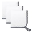 thumbnail image 1 of Unique Bargains 3Pcs Hanging Microfiber Reusable Kitchen Dish Cloths Beige 10" x 10", 1 of 5