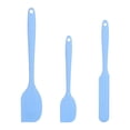 thumbnail image 1 of Unique Bargains 3Pcs Heat-Resistant Cooking Utensils Kitchen Spatula Set Blue, 1 of 5
