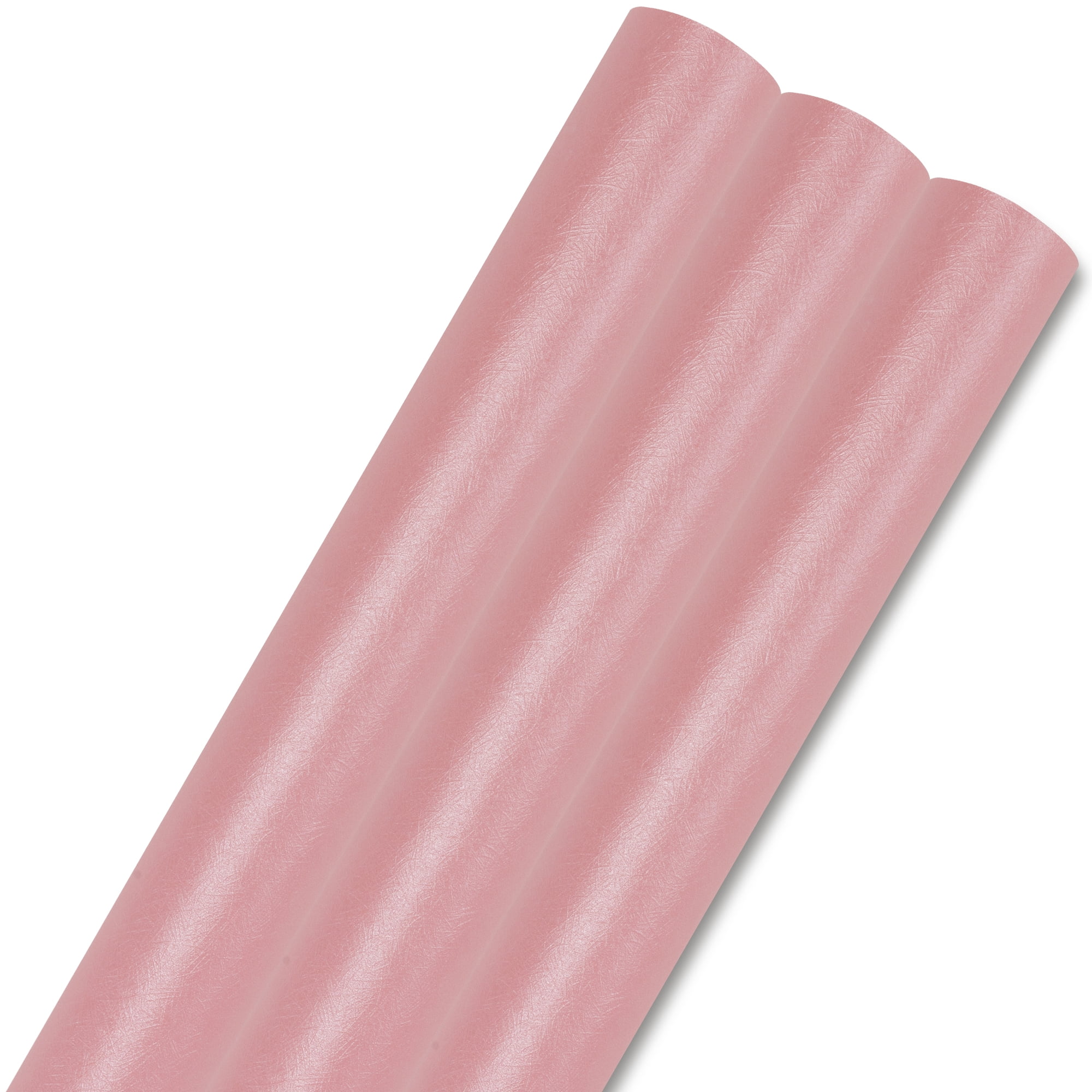 Unique Bargains 3Pcs Heavyweight Matte Gift Wrapping Paper Pink 39.4" x 27.6"