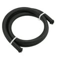 thumbnail image 1 of Unique Bargains 3ft 4AN Fuel Hose AN4 Universal Car Braided Nylon Stainless Steel CPE Oil Fuel Gas Line Hose Black, 1 of 7
