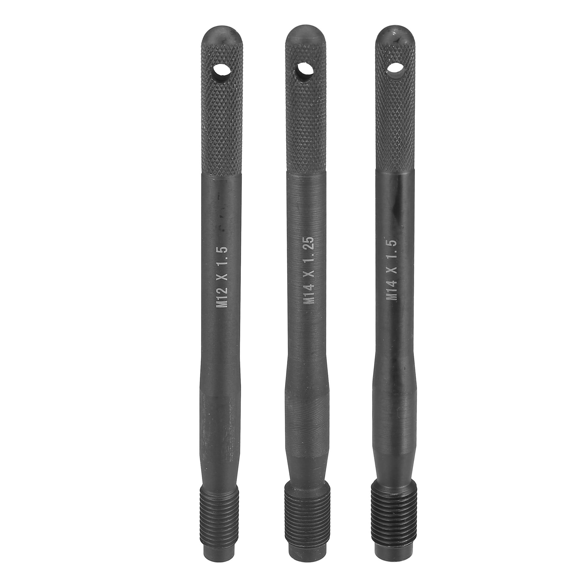 Unique Bargains 3pcs Black Carbon Steel Wheel Hangers Alignment Pin Tire Studs Tool