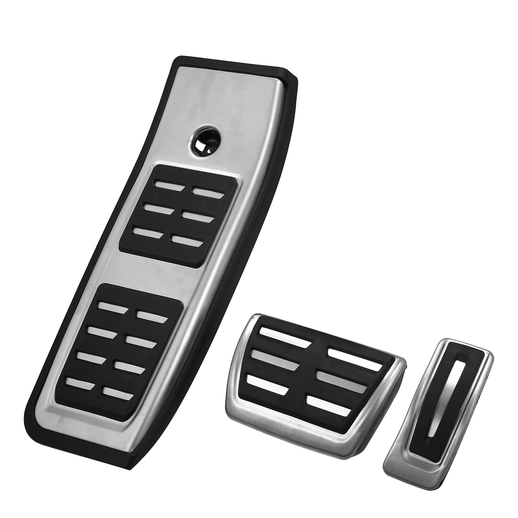 Unique Bargains 3pcs Foot Pedal Brake Gas Pedal Pad Covers for Audi A4 A5 2017-2021