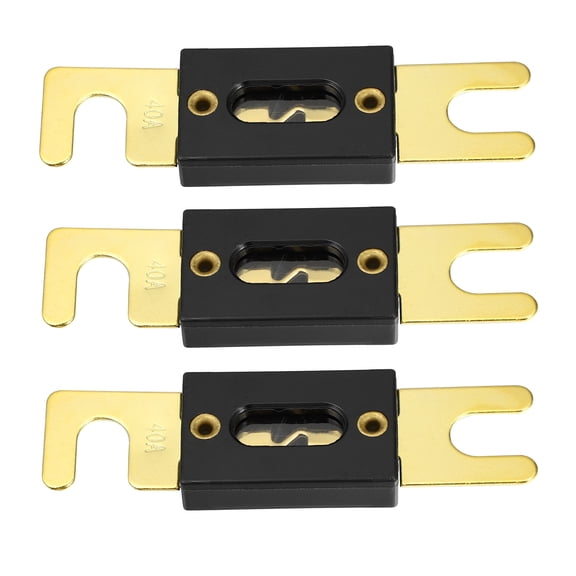 Unique Bargains 3pcs Fuse Replacement 40A ANL Fuses for Car Truck Motorcycle Boat Audio