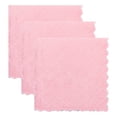 thumbnail image 1 of Unique Bargains 3pcs Kitchen Absorbent Microfiber Cleaning Towels Pink Purple 12" x 12", 1 of 8