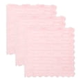 thumbnail image 1 of Unique Bargains 3pcs Microfiber Streak Free Magic Glass Cloths Pink 12" x 12", 1 of 8