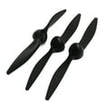 thumbnail image 1 of Unique Bargains 3pcs RC Airplane DIY Assembly Part Plastic Motor Propeller Prop 7x4, 1 of 1