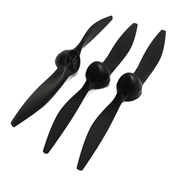 Unique Bargains 3pcs RC Airplane DIY Assembly Part Plastic Motor Propeller Prop 7x4