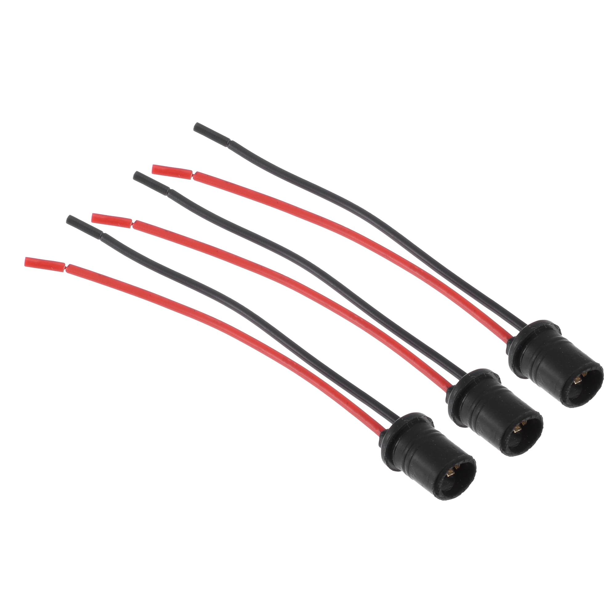 Unique Bargains 3pcs T10 Pigtail Socket Harness Adapter PreWired