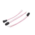 thumbnail image 1 of Unique Bargains 3pcs T5 2 Wires Meter Light Socket Bulb Adapter Wiring Harness Connector for Car, 1 of 1