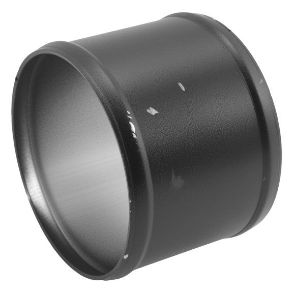 Unique Bargains 4.02 " OD 0 Sandblasting Tube Intercooler Pipe 3" Length Air Intake Connection Hose, 102 mm OD, 6063 Aluminum Alloy, Sand Blasting, 2 mm Thickness, Black
