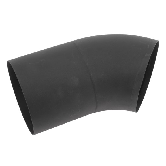 Unique Bargains 4.49 OD 45 Mandrel Bend Elbow 6 inch Length T201 Exhaust Tube Piping Sand Blasting L Extended Pipe for Welding Stair Handrail HVAC Black
