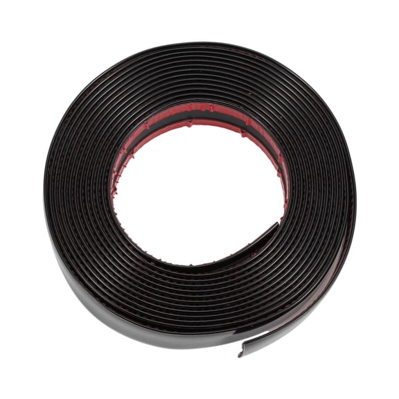 Unique Bargains 4/5" 20mm Width 16Ft 500cm Length Window Trim Strip Kit Black