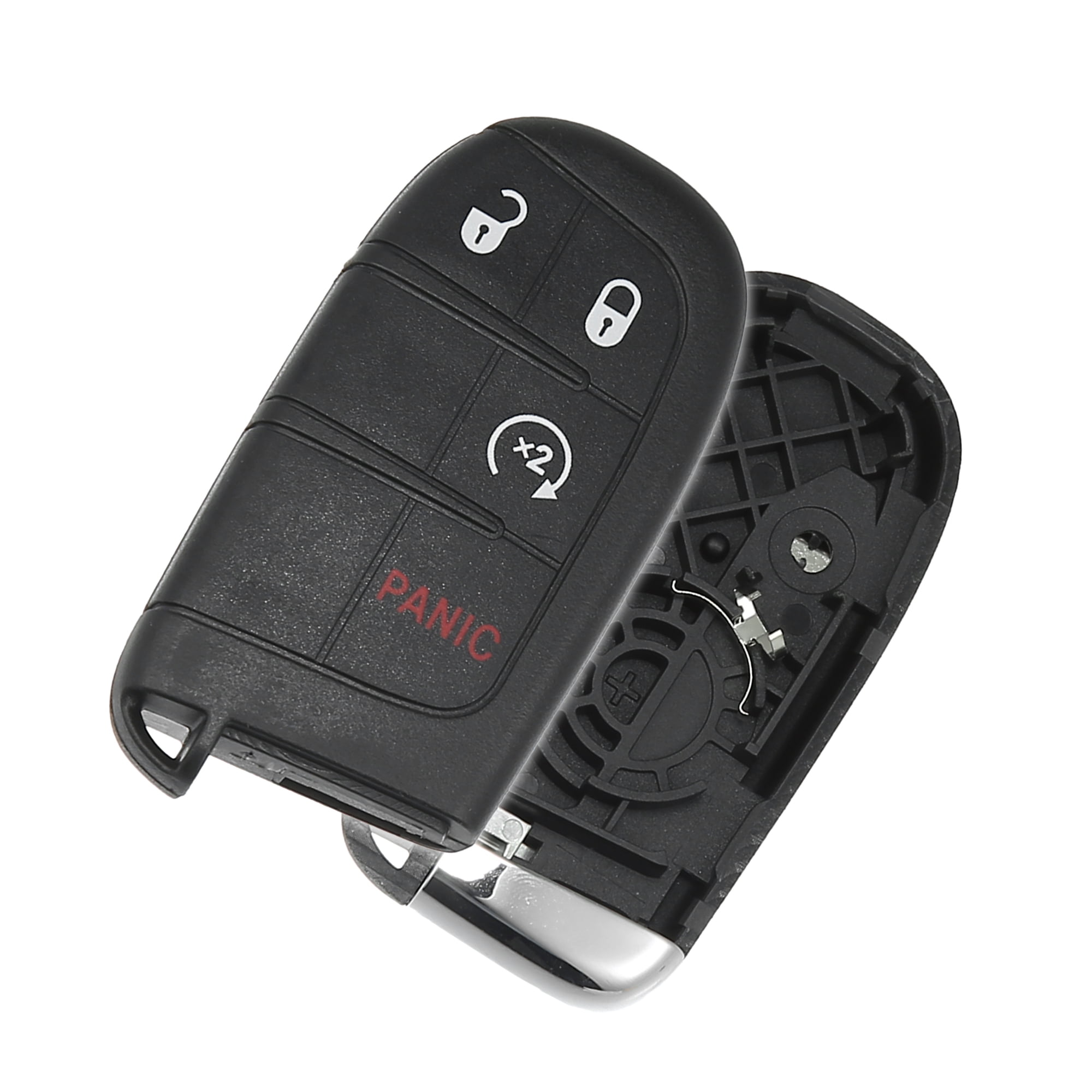 Unique Bargains 4 Button Keyless Entry Remote Key Shell for Jeep Compass Renegade Cherokee for