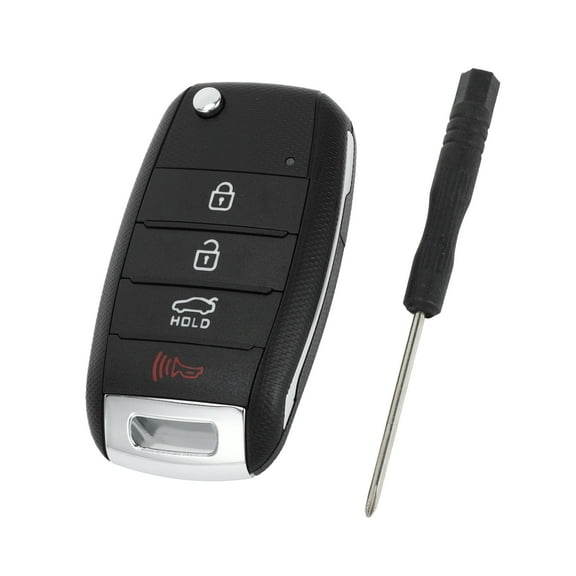 Unique Bargains 4 Buttons Keyless Entry Remote Fob Key Shell Case for Kia Optima 2014-2015