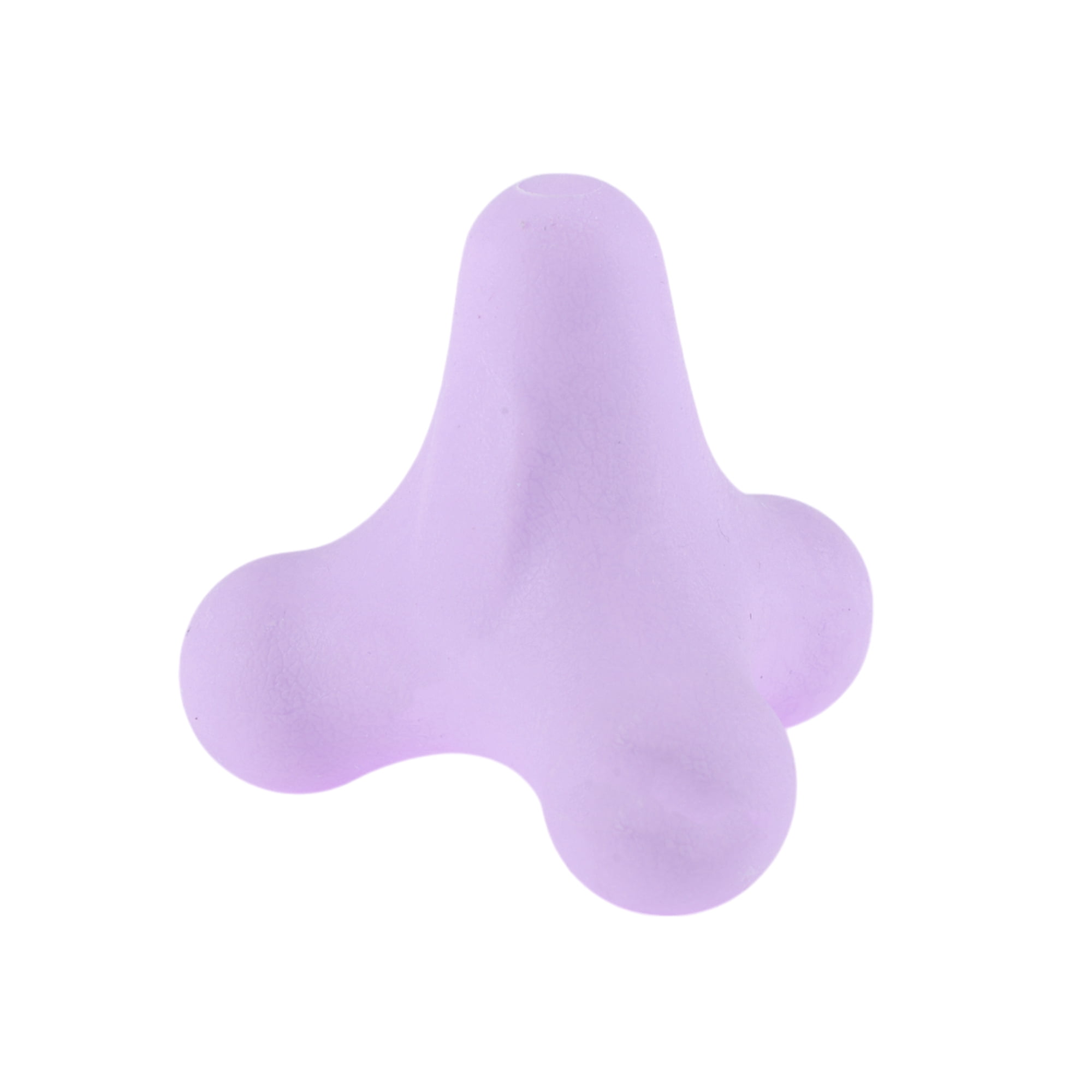 Unique Bargains 4-Corner Massage Ball Manual for Stress Ease Purple