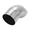 thumbnail image 1 of Unique Bargains 4" ID Inlet Turn Down Exhaust Hose T304 Stainless Steel Surface Polishing Mandrel Bend Elbow Tube 9.1" Overall Length Suitalbe for 4" OD Tailpipes, 1 of 7