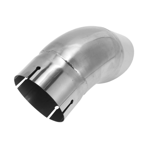 Unique Bargains 4" ID Inlet Turn Down Exhaust Pipe T304 Stainless Steel Surface Polishing Mandrel Bend Elbow Tube 9.1" Overall Length Suitalbe for 4" OD Tailpipes
