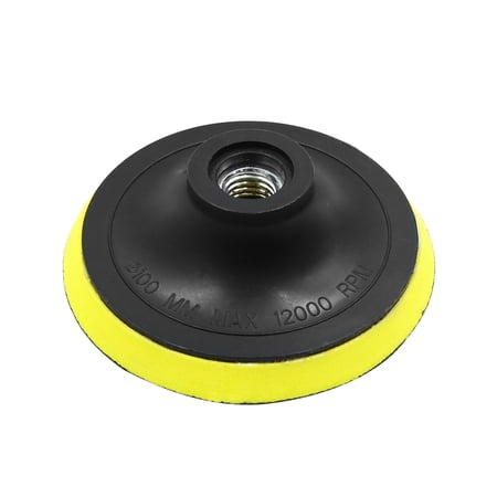 Unique Bargains 4 Inch Car Automotive M14x2.0 Pad Tool Backing Plate Hook Loop Polisher Buffing