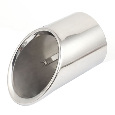 Unique Bargains 4" Inlet Dia Silver Tone Exhaust Pipe Tip Muffler Tail Pipe for Chevy Malibu
