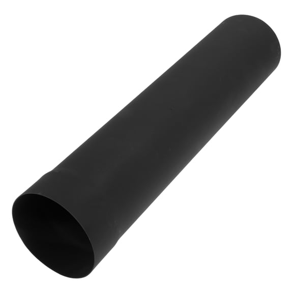 Unique Bargains 4" OD Straight Exhaust Pipe Tube T304 Stainless Steel Car Tubing Piping 18" Length Expand-on Ends Surface Blasting Black