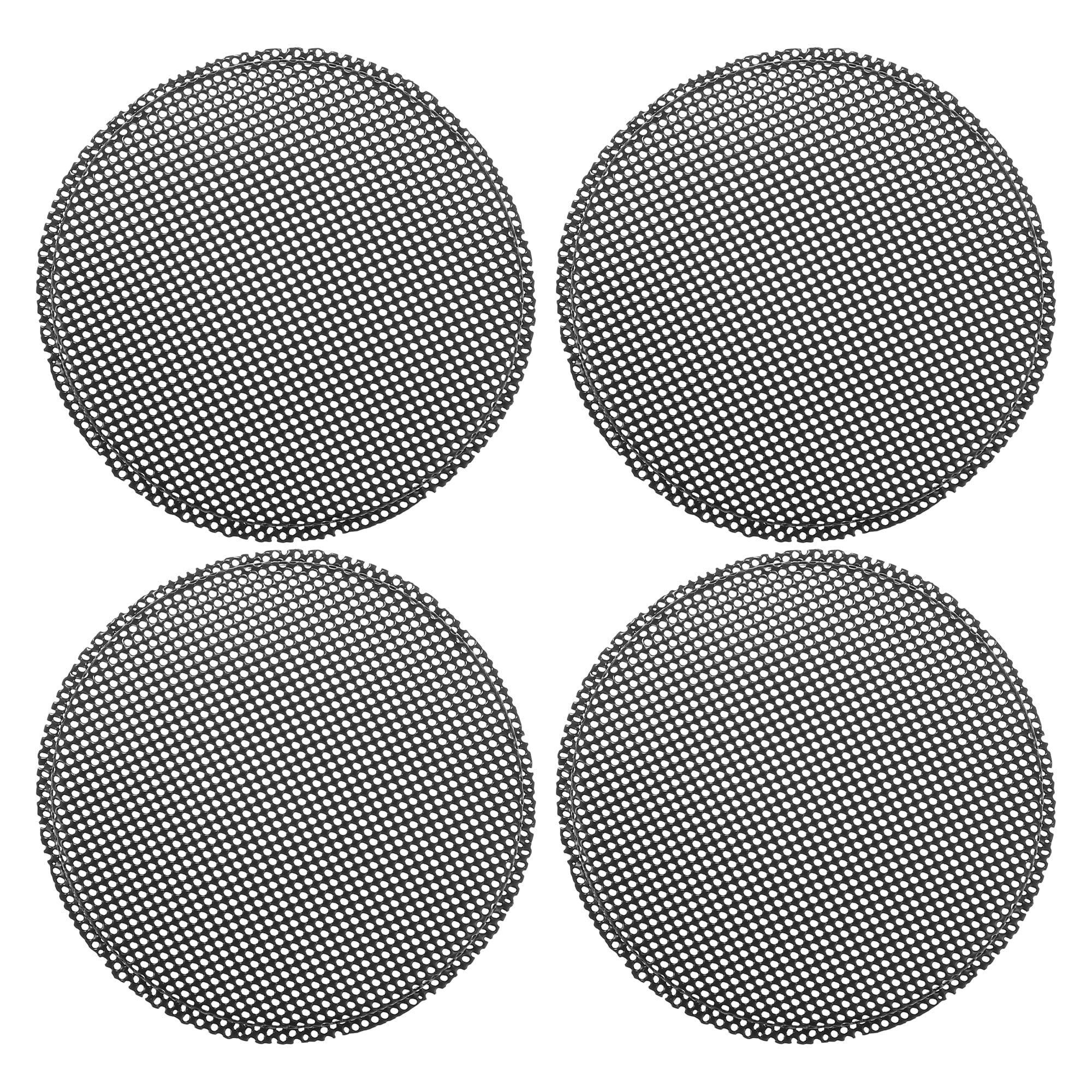 Unique Bargains 4 Pack 1.5 Inch Speaker Grills Mesh for Subwoofer 2.80"x 3.03"x0.24"