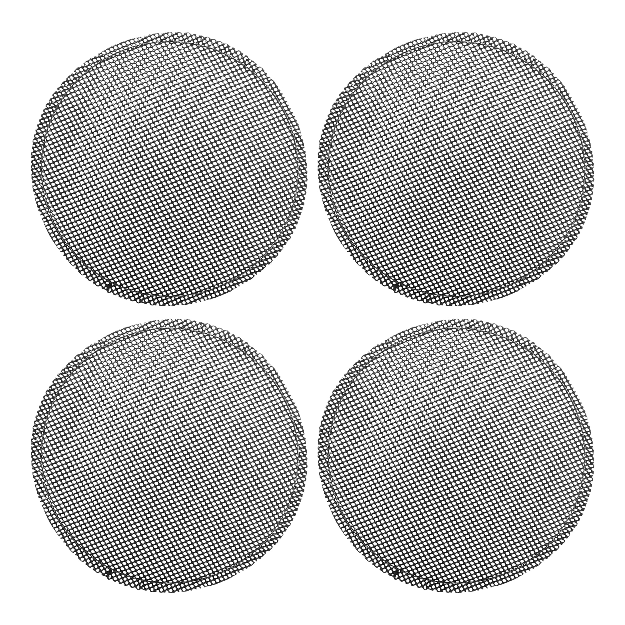 Unique Bargains 4 Pack 1.5 Inch Speaker Grills Mesh for Subwoofer 3.58"x 3.90"x 0.31"
