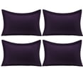 thumbnail image 1 of Unique Bargains 4-Pack Envelope Closure Pillow Sham No Zipper Standard Purple, 1 of 8