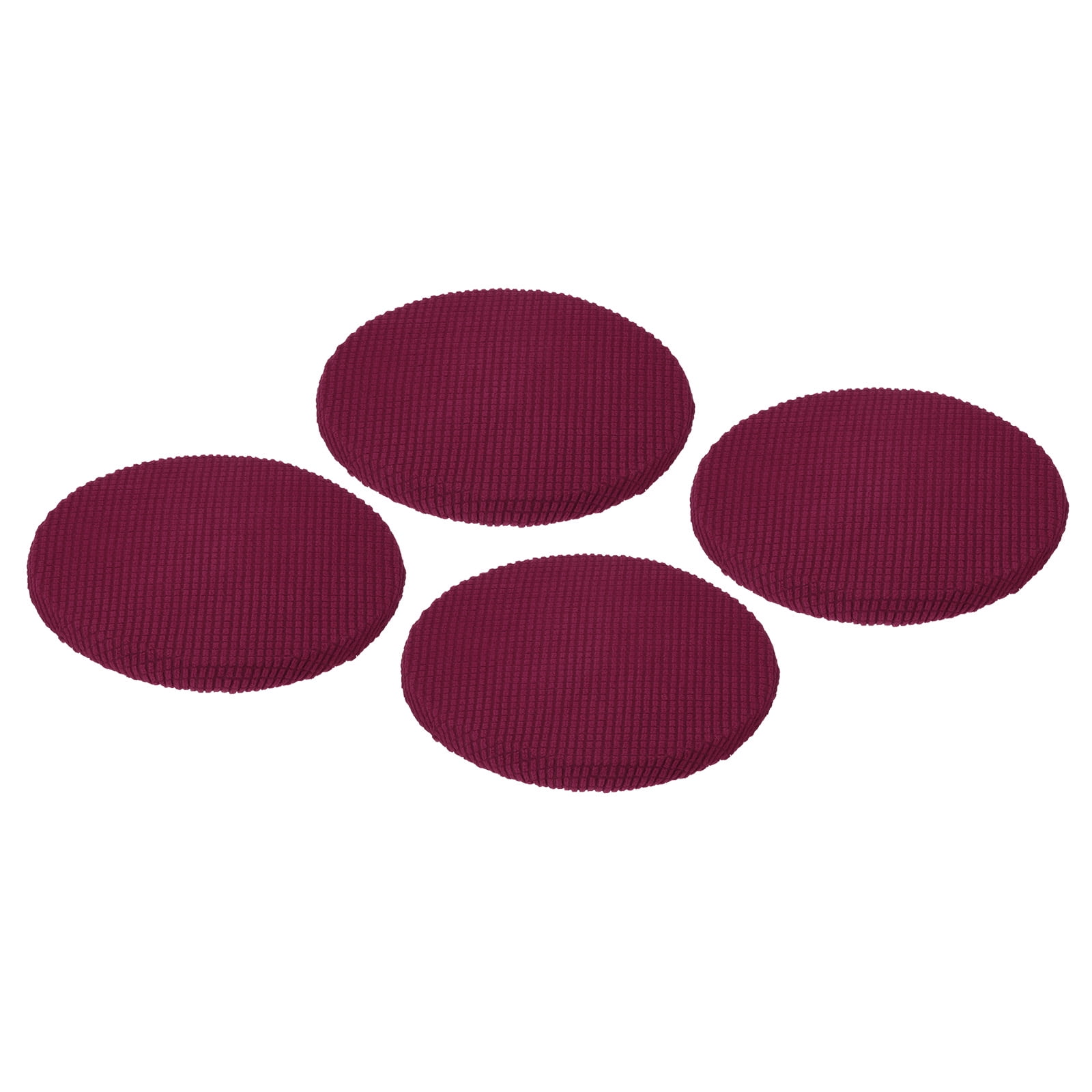 Unique Bargains Table Self-Stick Screw Hole Covers Stickers Red