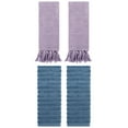 thumbnail image 1 of Unique Bargains 4 Pack Solid Absorbent Soft Cotton Hand Towels 14" x 30" Purple/Blue, 1 of 5