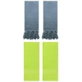 thumbnail image 1 of Unique Bargains 4 Packs Textured Tassels Hand Towel Blue/Light Green 14" x 30"/13" x 30", 1 of 5