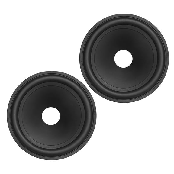 Unique Bargains 4" Paper Speaker Cone Subwoofer Cones Drum Paper 0.8" Coil Diameter with Rubber Surround 2 Pcs