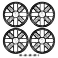 thumbnail image 1 of Unique Bargains 4 Pcs 10" Car Speaker Grills Cover Mesh Round 10 Inch Audio Subwoofer Protector with Screws ABS Black, 1 of 6